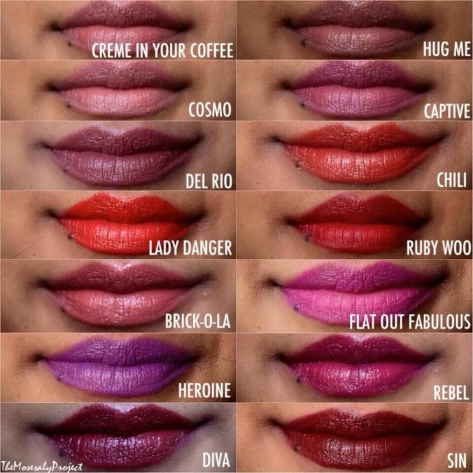 Best mac lipstick for dark skin tone